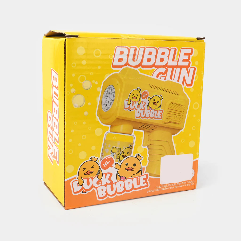 Duck Bubble Gun with LED Lights & Sound Effects