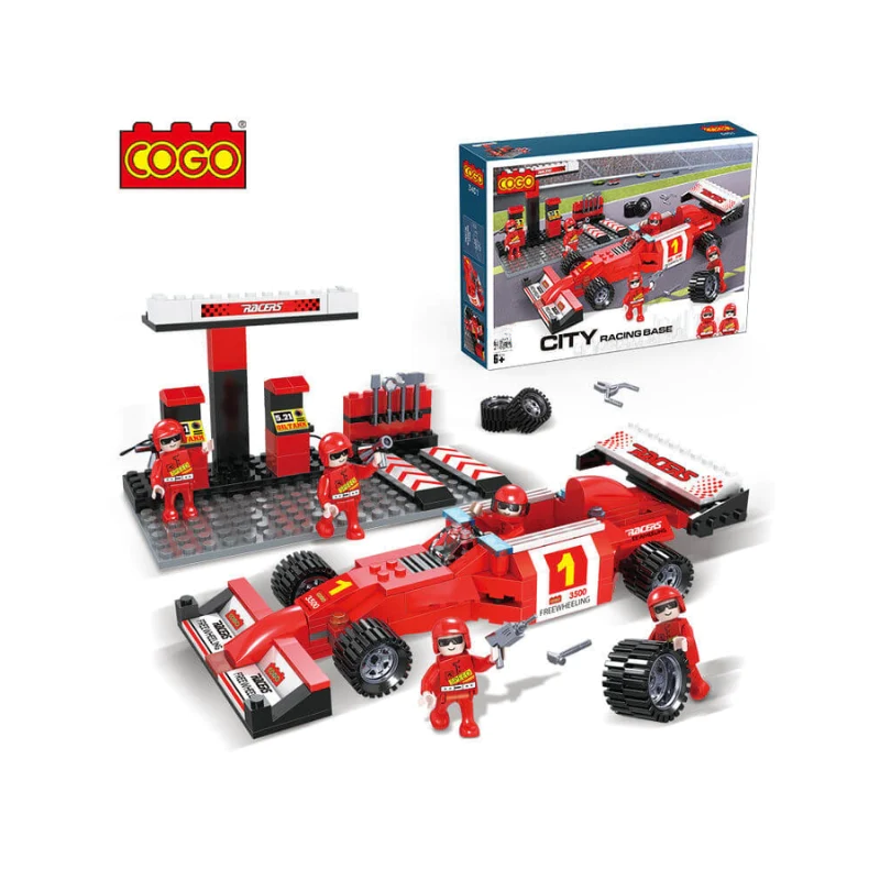 COGO City Racing Base | 218 Pcs Racing Game