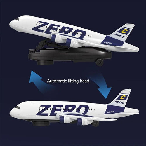 Zero Aircraft Take-Off Toy Plane with Vibrant Colourful LED Lightning Effects