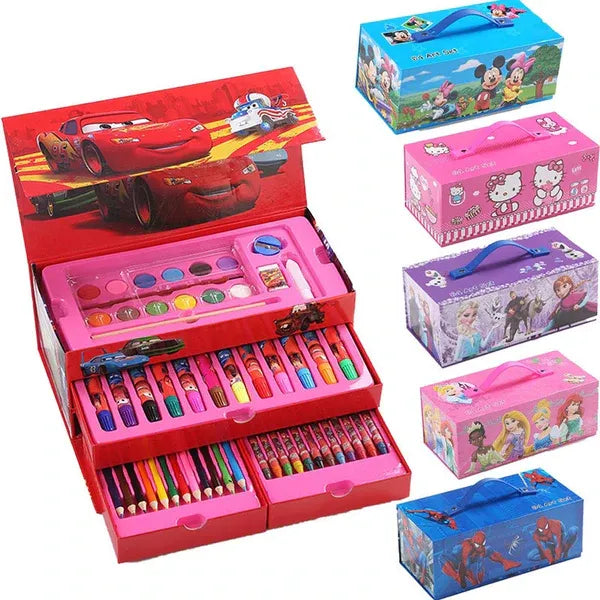 Ultimate 54-Piece Kids Art Studio Box – All-in-One Drawing, Painting & Craft Set for Little Artists