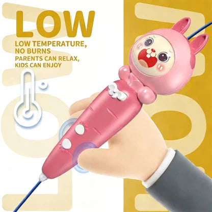 Kids Low-Temp 3D Printing Pen Starter Kit