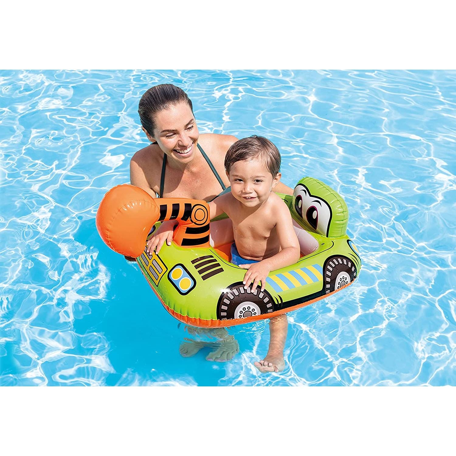 Intex Inflatable Kiddie Car Floating Swim Ring For Toddlers – The Toy ...