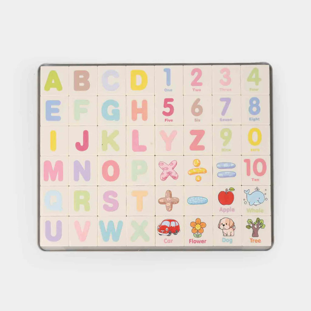 2-in-1 Magnetic Alphabet & Number Puzzle Game | Educational Toy