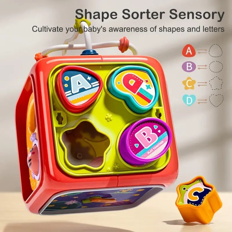 6-in-1 Montessori Multifunctional Activity Cube