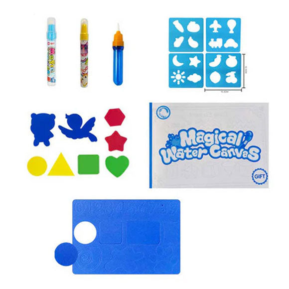 Magical Water Canvas Set with Reusable Drawing Mat