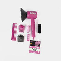 Toy Hair Dryer Set with Interchangeable Nozzles