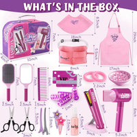 Pink Salon Deluxe Styling Set with Hair Straightener
