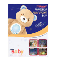 2-in-1 Starry Lights Bear Projector Nightlight