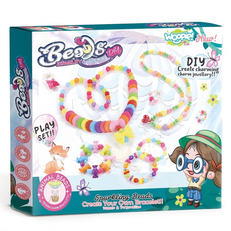 Woopie Jewelry Making Kit | Beads Jewelry | Create Bracelet | DIY Kit For Girls