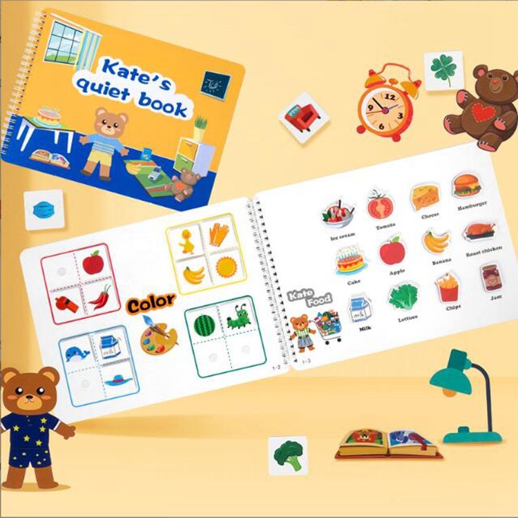 Kate's Quiet Book Montessori Activity Book
