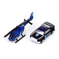 Alloy Car Police Edifice Parking Lot Toys | Toy Cars For Kids