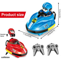 RC Battle Bumper Car Set with Ejecting Driver