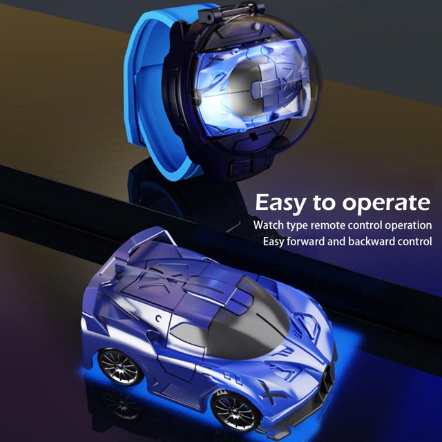 Alloy Mini Racing Car Bugatti | Car Band | Control From Hand Watch
