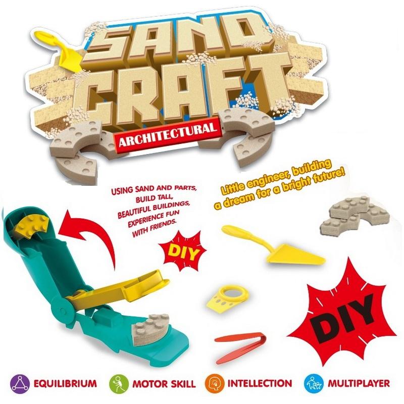 Sand Craft DIY Construction Set with Kinetic Sand