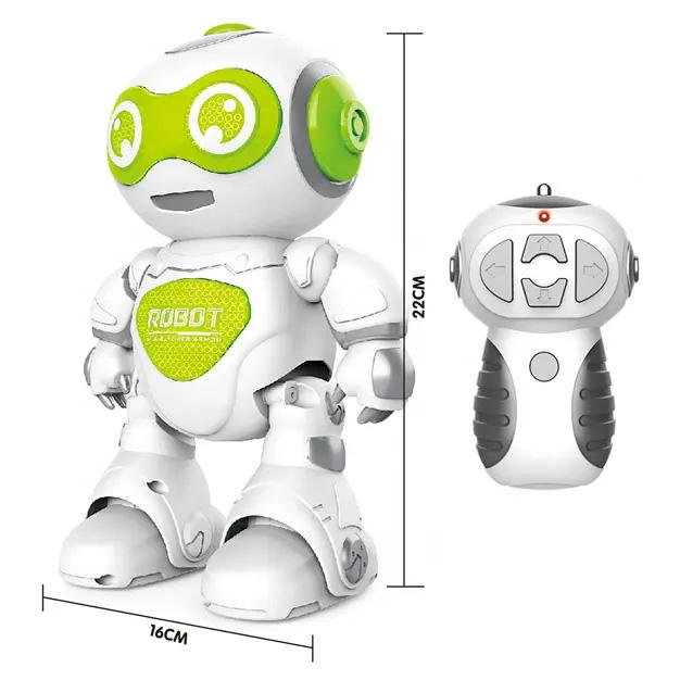 RC Dancing Robot Toy with LED Lights & Music