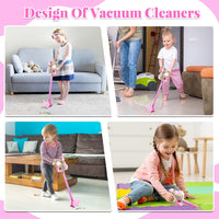 Toy Vacuum Cleaner for Kids | 3-in-1 Pretend Play Cleaning Set with Adjustable Height & Storage Rack | Safe Educational Toy for Toddlers