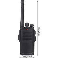 Black Colored Walkie Talkie with 100 Meter Range 