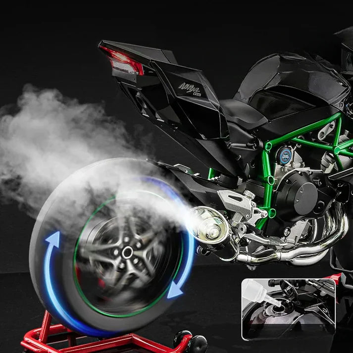 1:6 Diecast Kawasaki Ninja H2R with LED Lights