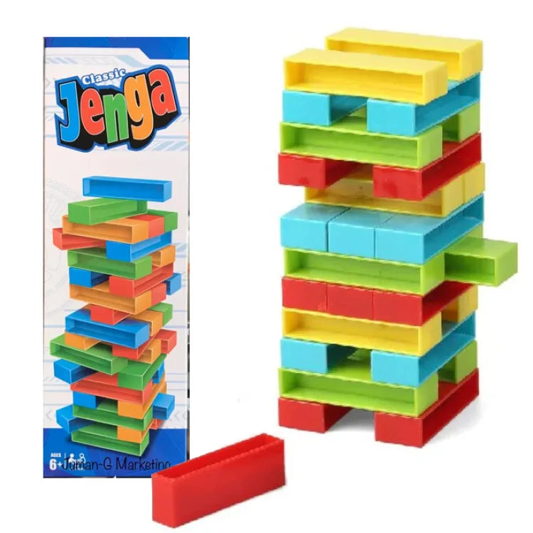 Classic Colorful Jenga | Jenga Toy For Kids