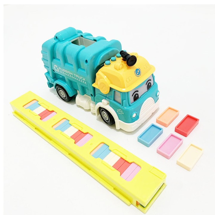 Domino Engineering 80 Pcs With Toy Truck | Domino Engineering Toy