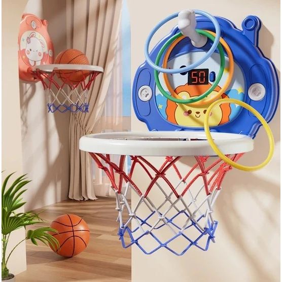 Portable Indoor Mini Basketball hoop Toy With Accessories for Kids