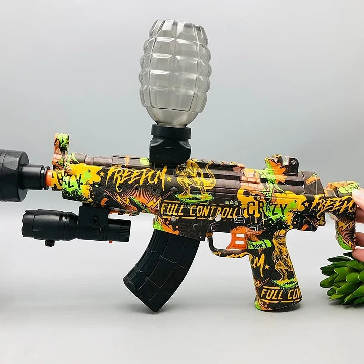 MP5 Camouflage Gel Gun with Silencer & Magazine