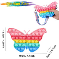 Butterfly Pop It Purse | Fidgety Purse For Girls | Hello Kitty Bag