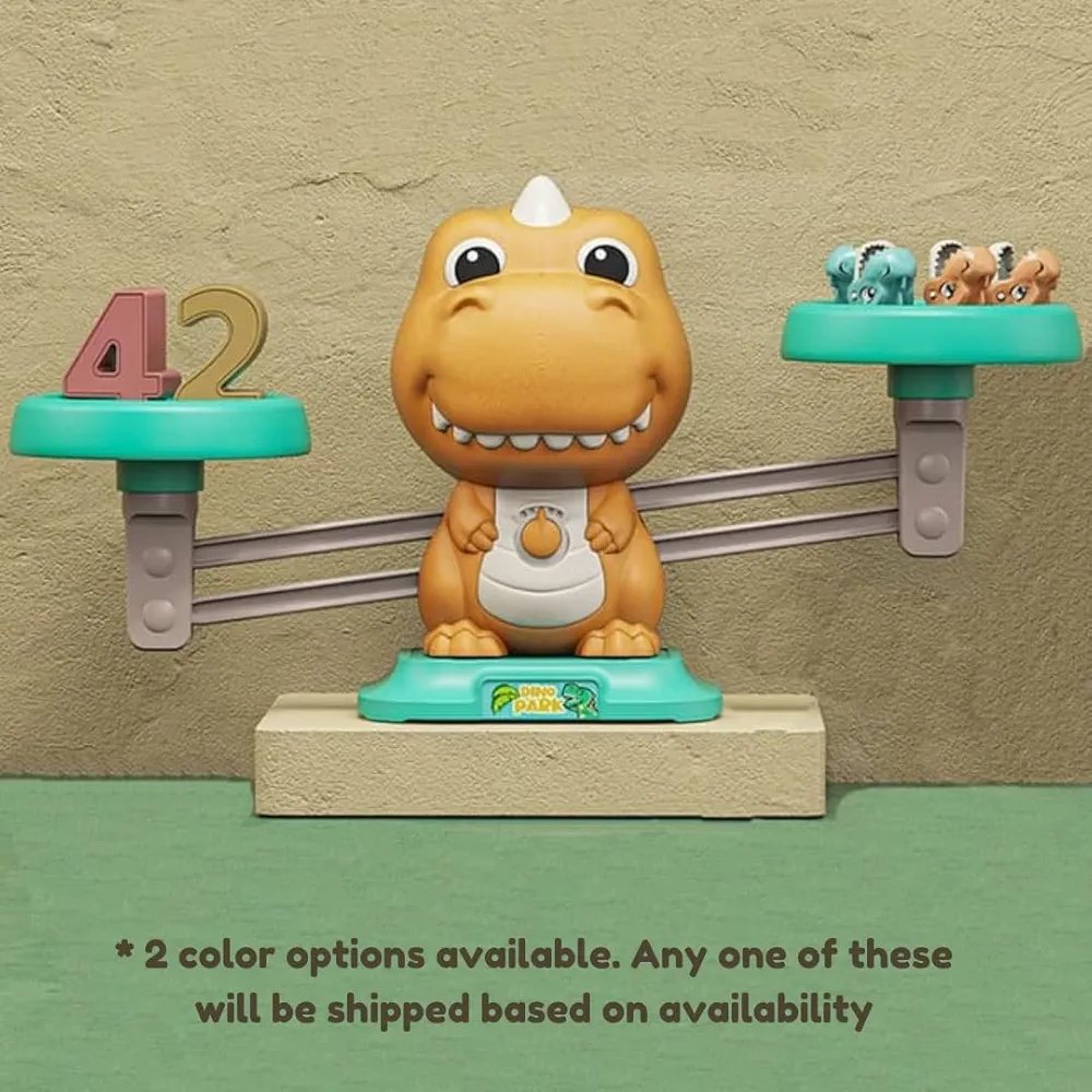 2-in-1 Dinosaur Themed Fishing & Libra Toy | Educational Toy