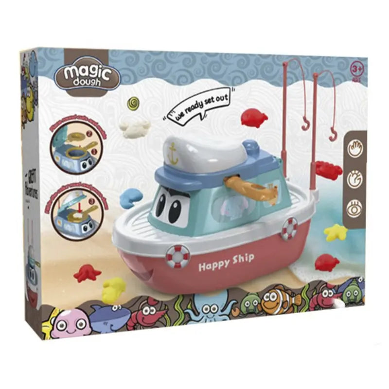 Magic Dough Colored Mud | Happy Ship Toy For Kids