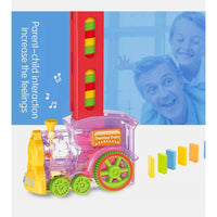 Domino Train Mechanical Automatic Arrange | Domino Toy With Train