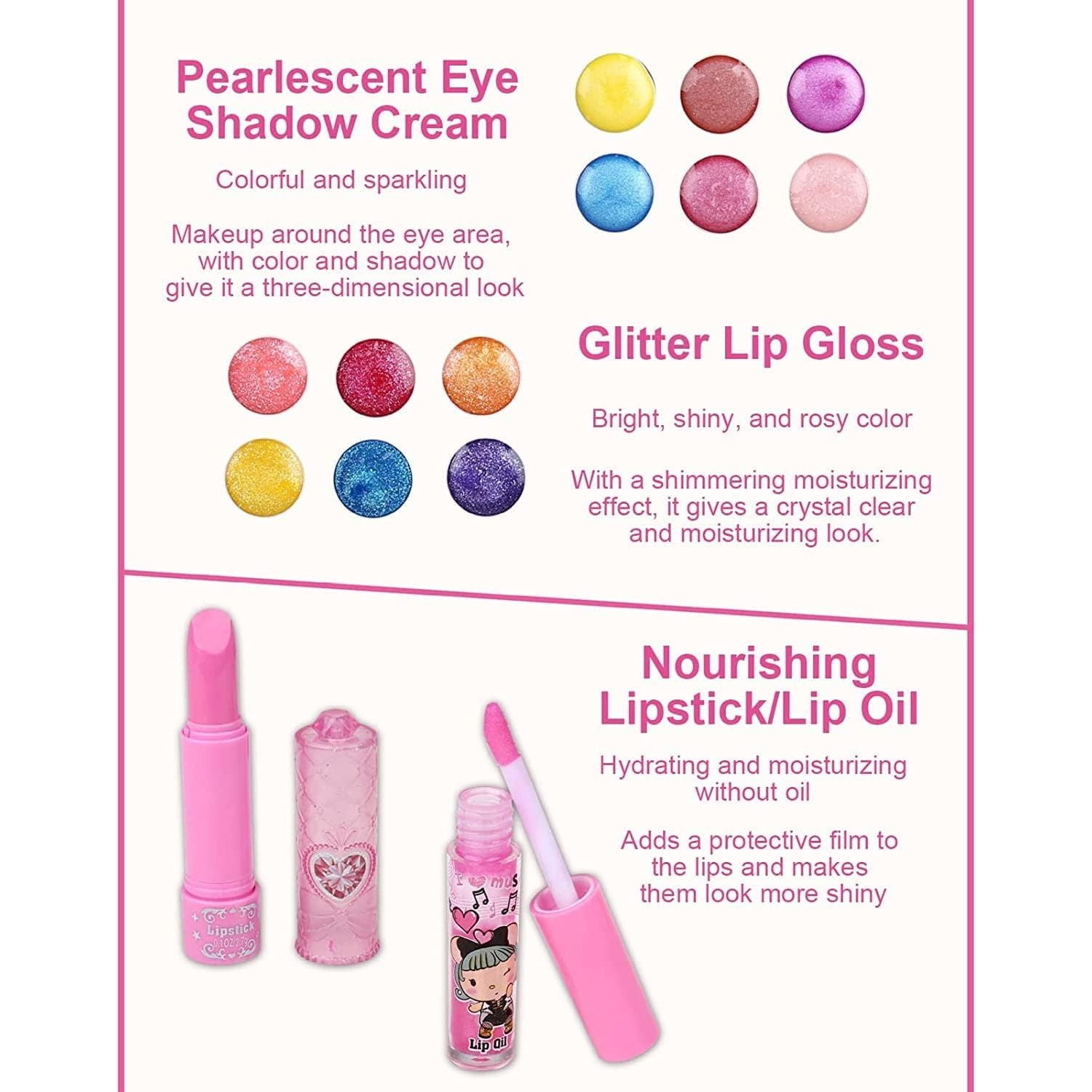 Beautiful Makeup Kit For Girls | Pretend Play Toy 