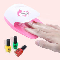 Nail Glam Salon Nail Dryer | 2in1 Nail Paint & Sticker Toy For Girls