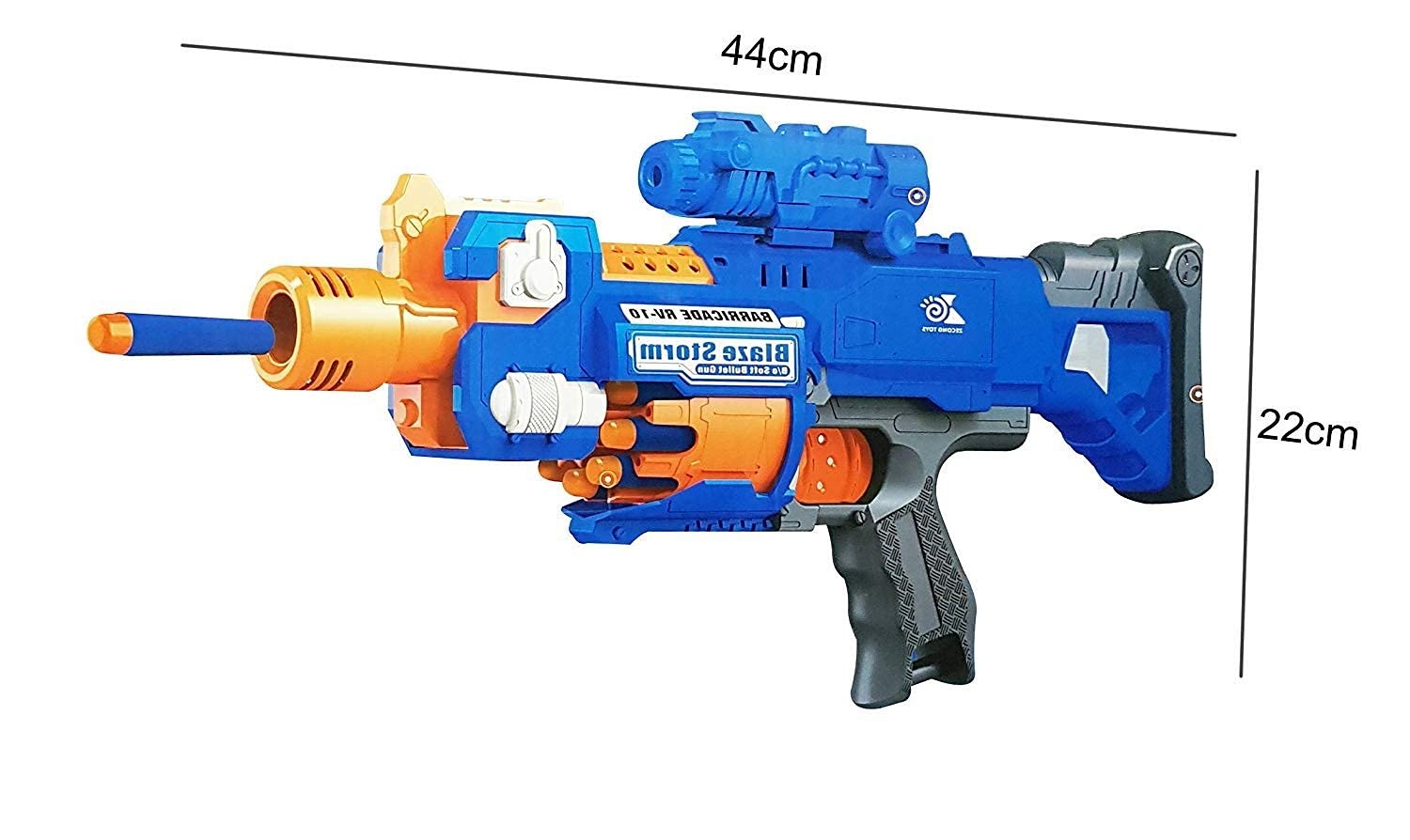 Blaze Storm Rotating Barrel Foam Dart Blaster