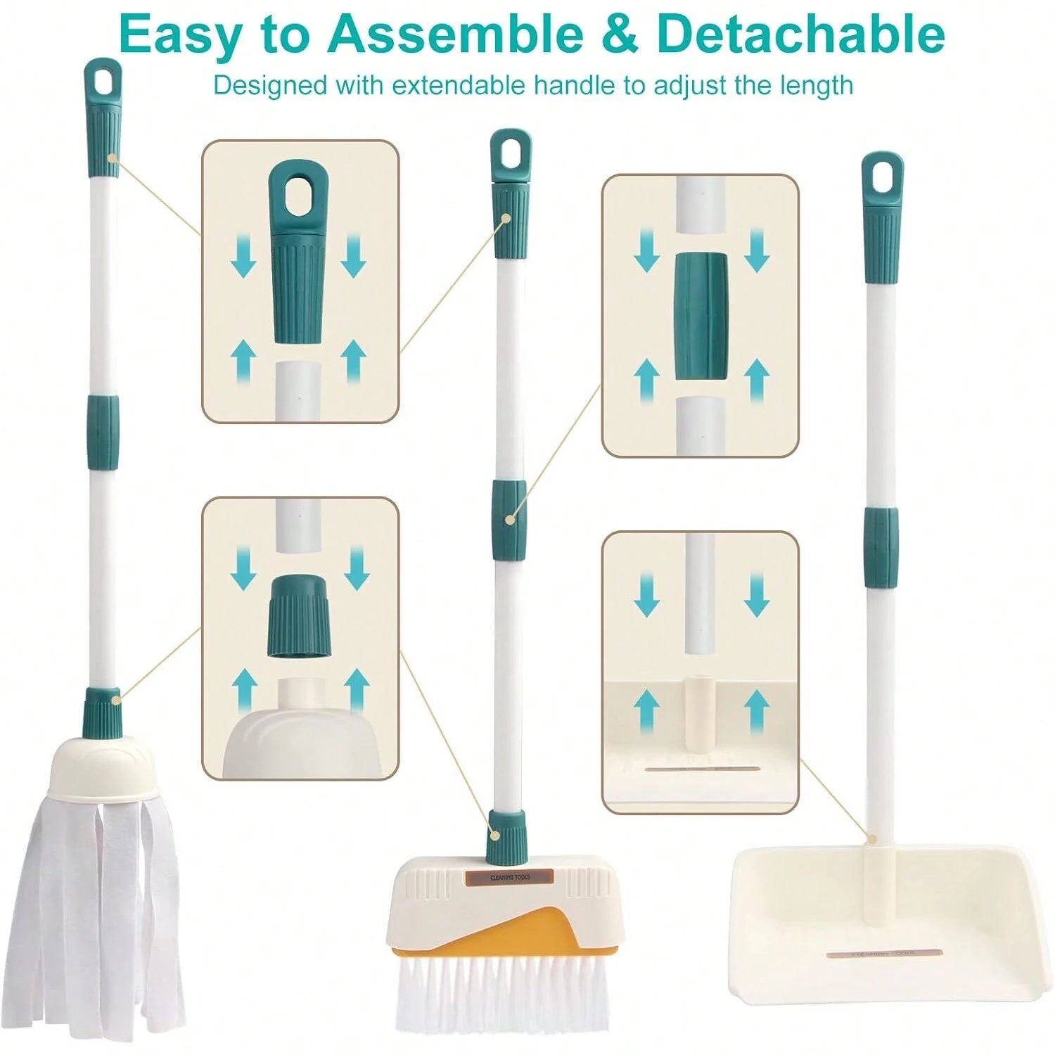 12 Pcs Cleaning Kit Toy For Children | Learning Toys For Kids