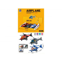 Friction-Powered Toy Helicopter with Lights & Music
