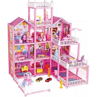 DIY Doll House | Lovely Home 257 Pcs DIY Assemble Game With Accessories