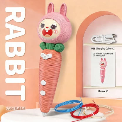 Kids Low-Temp 3D Printing Pen Starter Kit