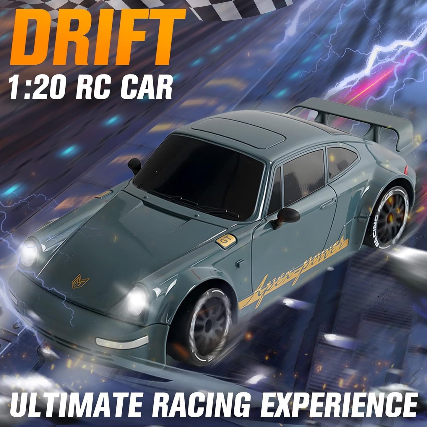 4WD Porsche RC Car | Mini Drifting Remote Control Racer