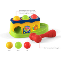 Huanger Knock Ball Slide Toy with Hammer