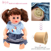 30cm Doll With 6 Different Sound Effects & Accessories | Doll Toy For Kids 