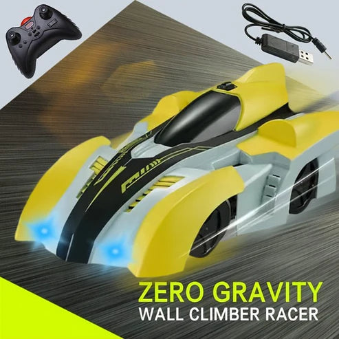Remote Control Wall Climbing Stunt Racing Car With Rechargeable Batteries