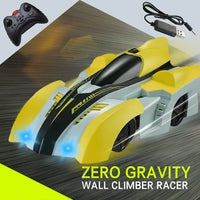 Remote Control Wall Climbing Stunt Racing Car With Rechargeable Batteries