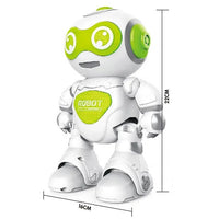 RC Dancing Robot Toy with LED Lights & Music