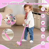 Toy Vacuum Cleaner for Kids | 3-in-1 Pretend Play Cleaning Set with Adjustable Height & Storage Rack | Safe Educational Toy for Toddlers