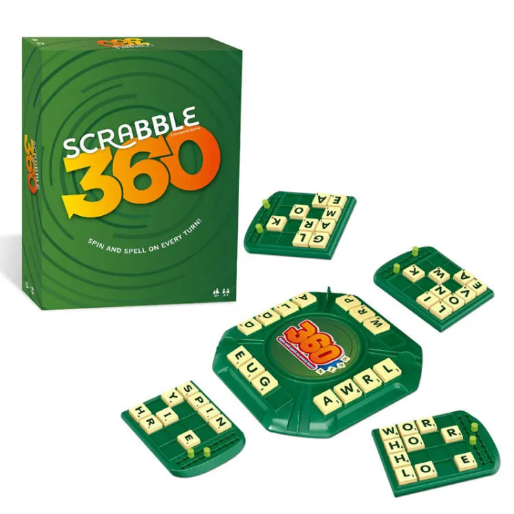 Scrabble 360 | 2-4 Players Board & Letter Board Games For Kids