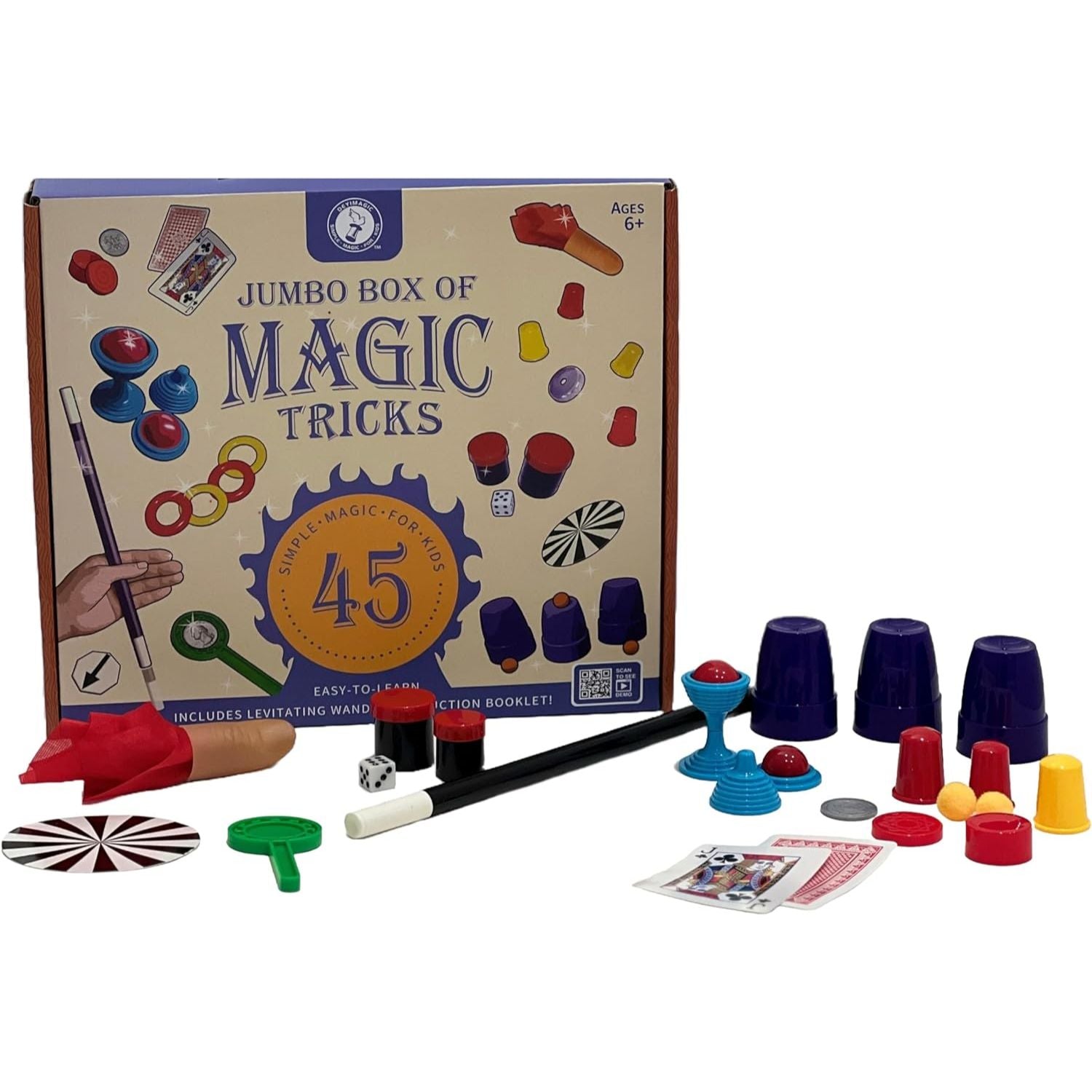 45 Types of Magic Tricks Kit For Kids