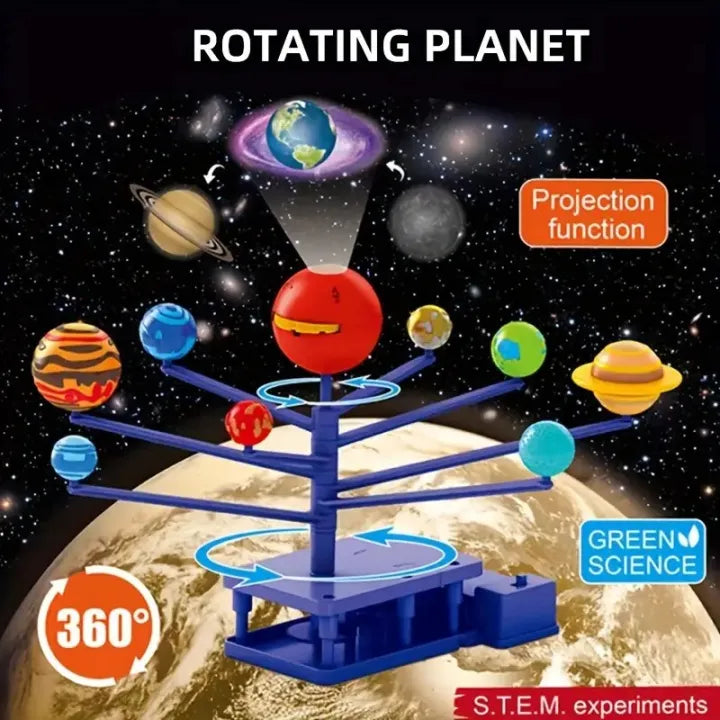 STEM Planetarium Projector Model With 8 Planets Kit | Educational & Learning Toy