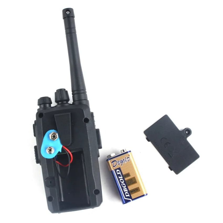 Black Colored Walkie Talkie with 100 Meter Range 