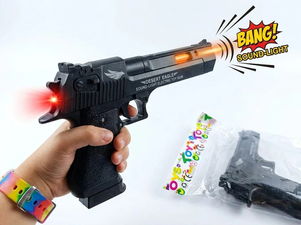 8180-32A Desert Eagle Toy Pistol with Lights & Sound