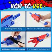 Rechargeable Spider-Man Water Blaster Launcher